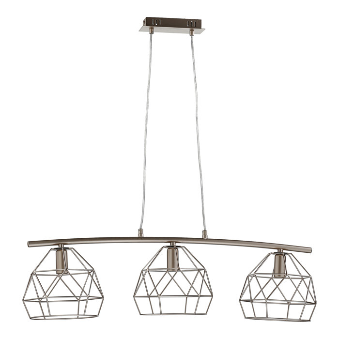 Borough Wharf Humphreys 3 Light Kitchen Island Pendant & Reviews